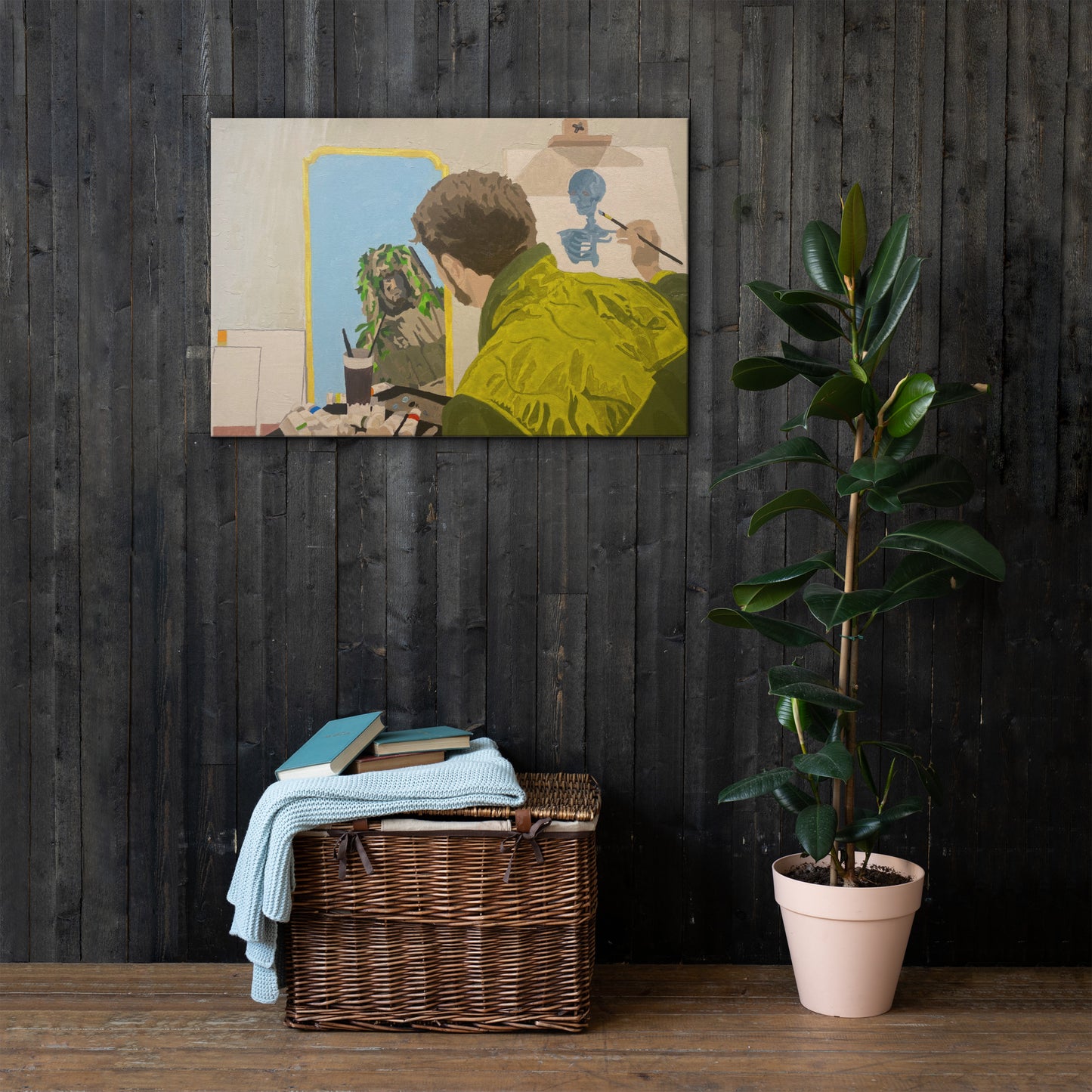"UNSEEN MAN" canvas print